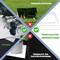 8Pcs Self Adhesive HD Plastic Mirror Sheets, 4.5” X 6” Shatterproof Arcylic Mirror Stickers, Flexible Stick on Mirrors Tiles for Wall Non Glass, Peel and Stick Mirror Stickers for Craft Scrapbook